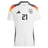 Tyskland Gundogan 21 Hjemme EM 2024 - Herre Fotballdrakt